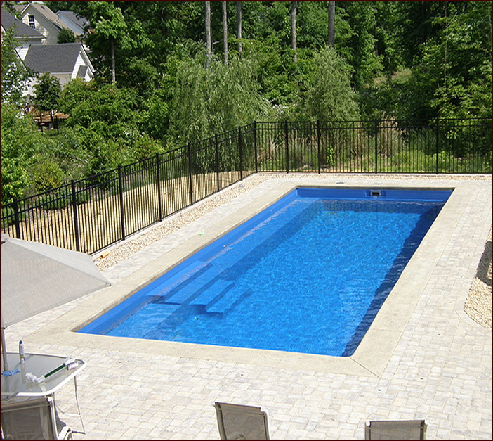 Small Yard Inground Swiming Pool Designs