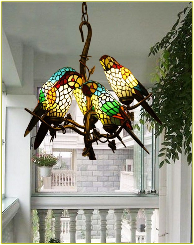Stained Glass Chandelier Ebay