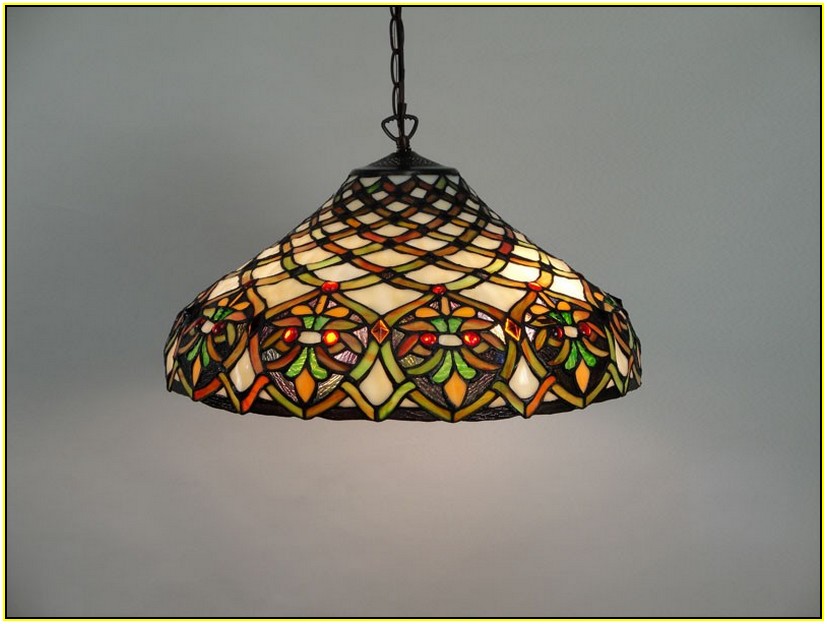 Stained Glass Chandelier Lighting