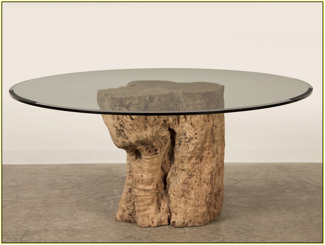 Tree Trunk Dining Table
