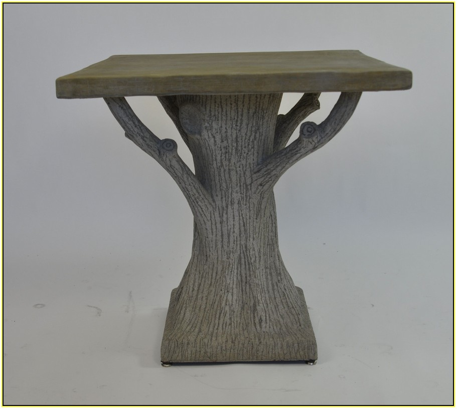 Tree Trunk Side Table