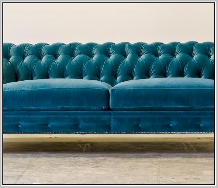 Velvet Tufted Sofa