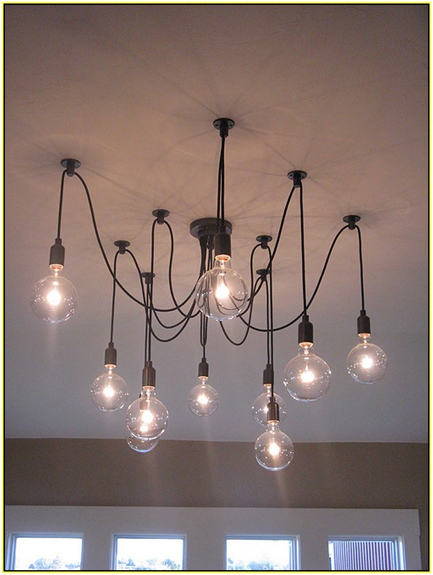 Vintage Light Bulb Chandelier