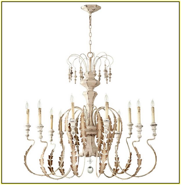 White French Country Chandelier
