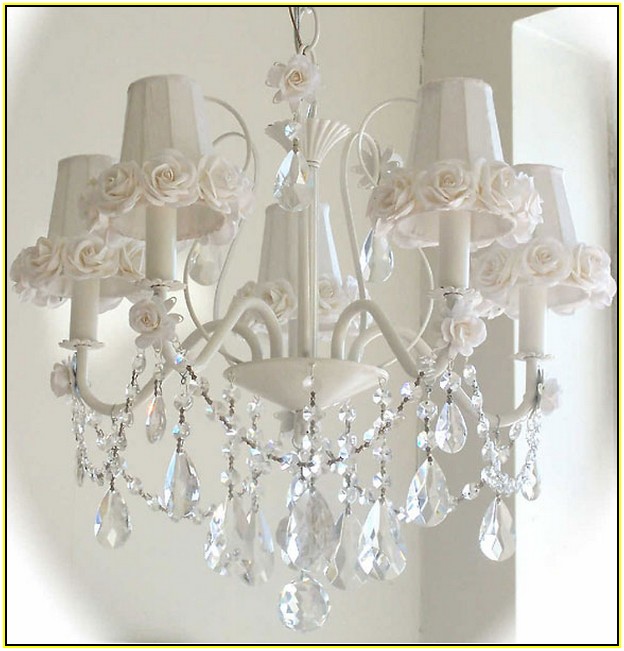 White Shabby Chic Chandeliers