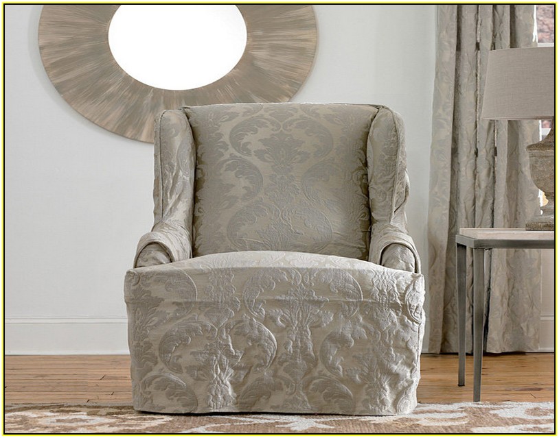 Wing Chair Slip Covers