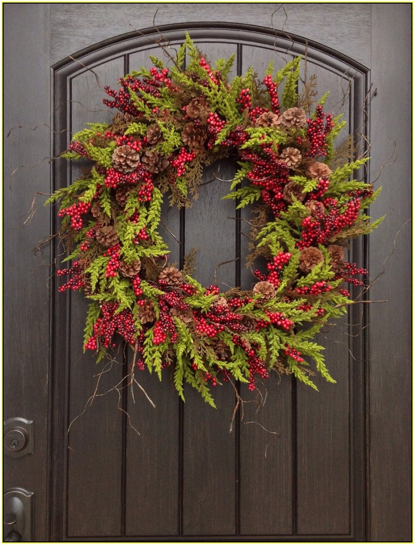 Winter Door Wreaths