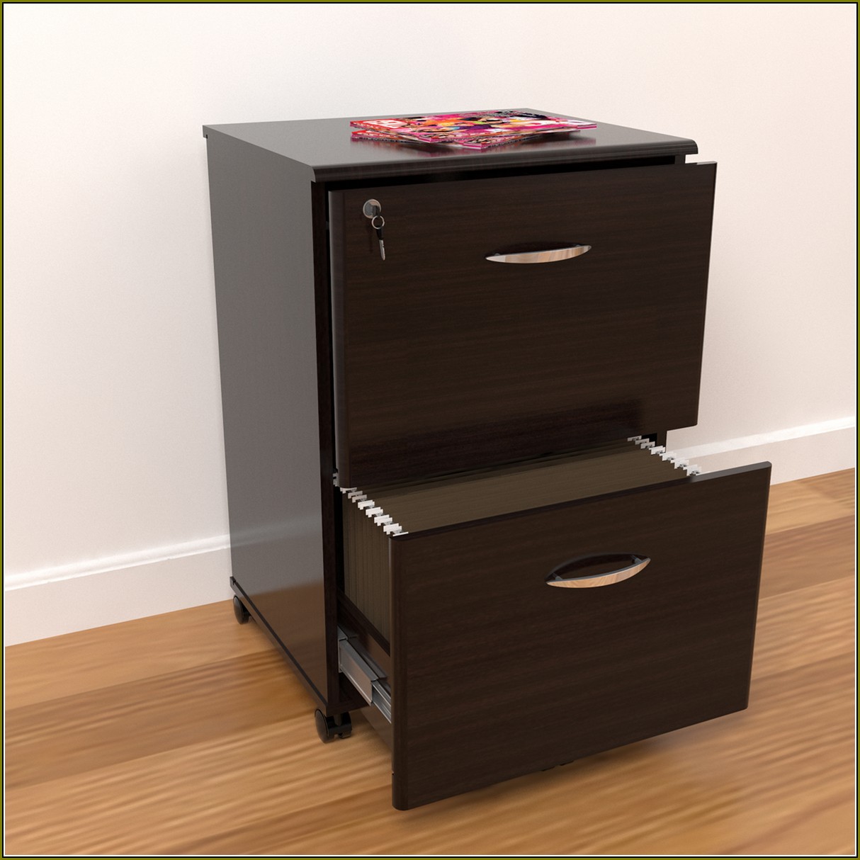 2 Drawer Metal File Cabinet With Lock