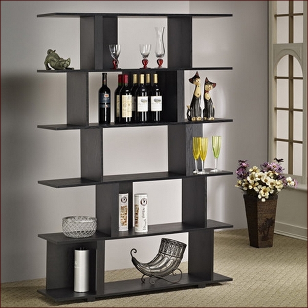 Black Two Shelf Bookcase