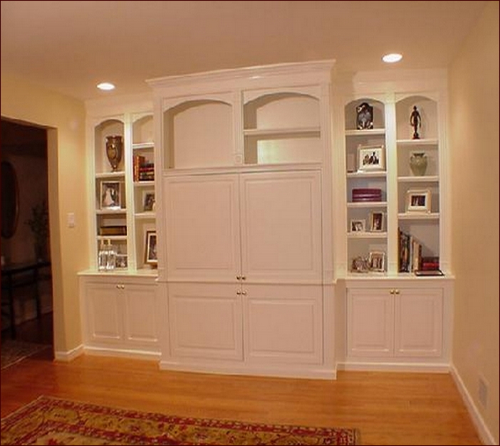 Built In Bookcases With Cabinets