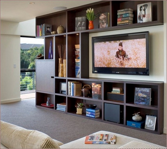 Built In Bookcases With Tv