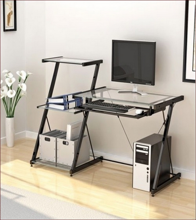 Computer Desk With Bookcase