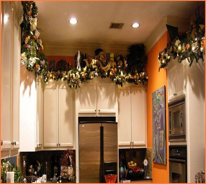 Decorating Above Kitchen Cabinets Wine Theme