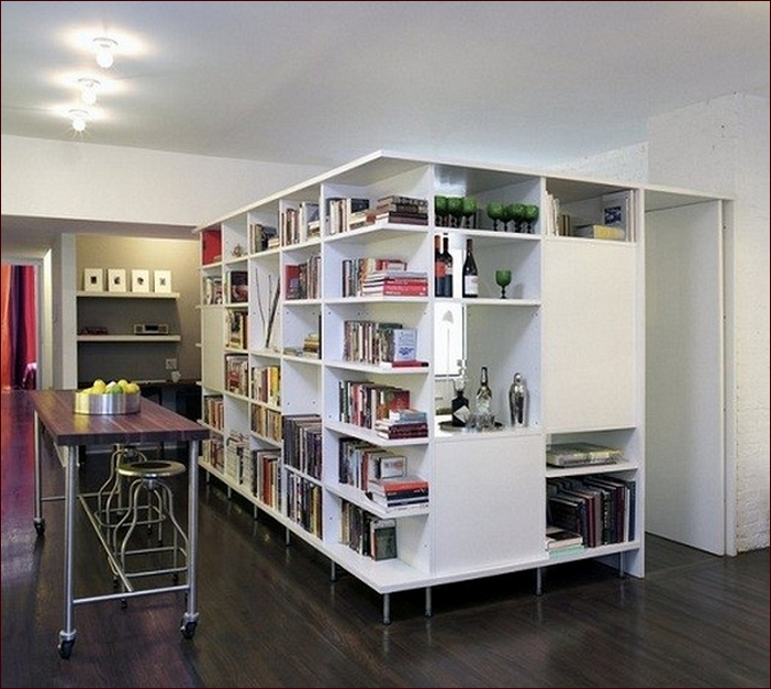 Floor To Ceiling Bookcase Room Dividers