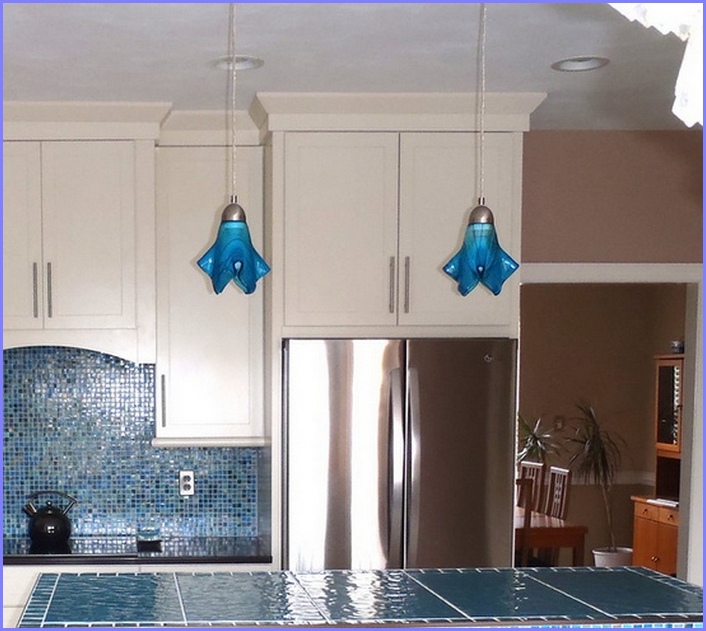 Kitchen Pendant Lighting Blue