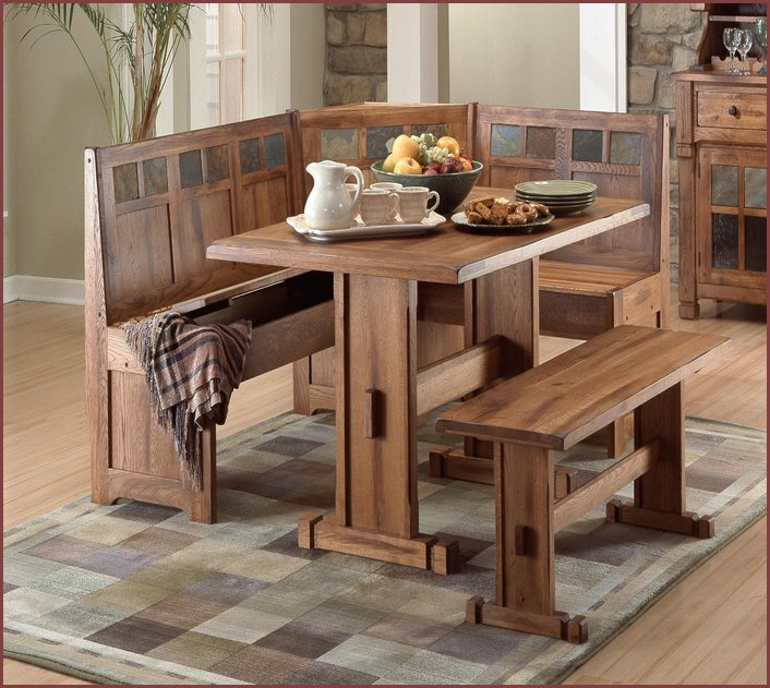 Kitchen Table Sets With Benches