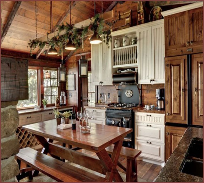 Rustic Kitchen Tables With Benches