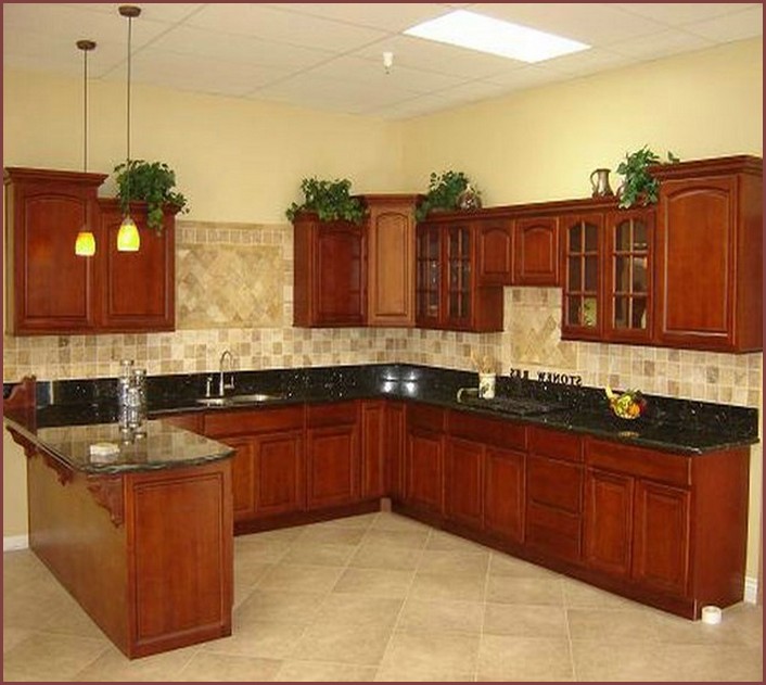 Solid Wood Kitchen Cabinets Picture