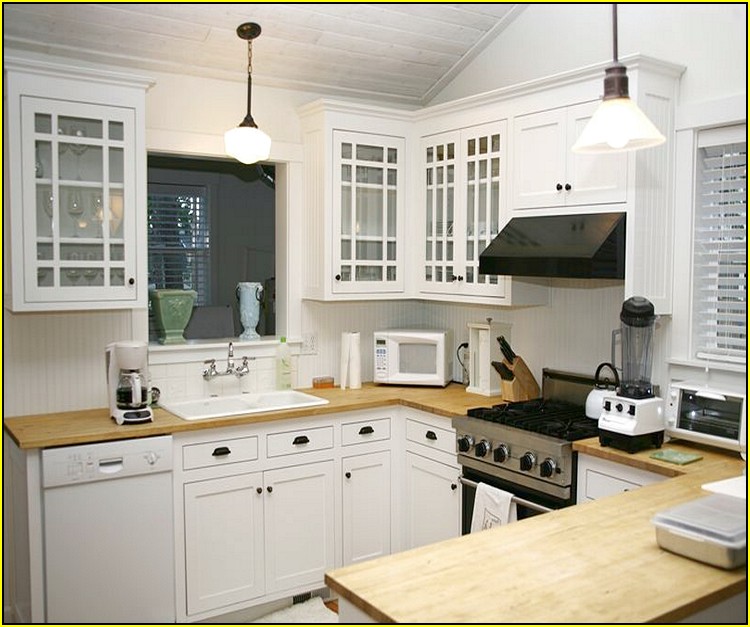 White Kitchen Cabinets And Countertops