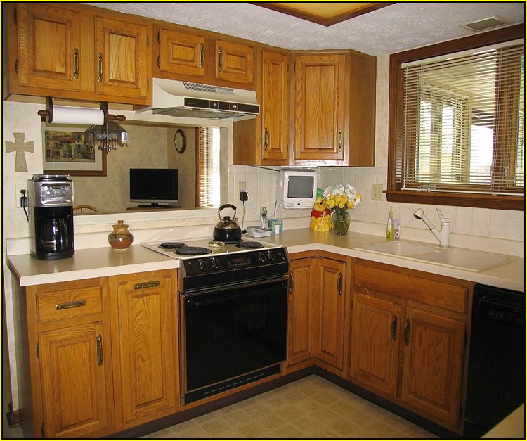 Wood Color Paint For Kitchen Cabinets