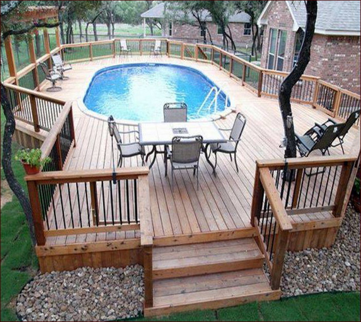 Above Ground Pool Ideas Pictures With Decks