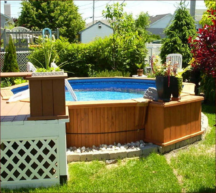Above Ground Pool Ideass With Decks Pictures