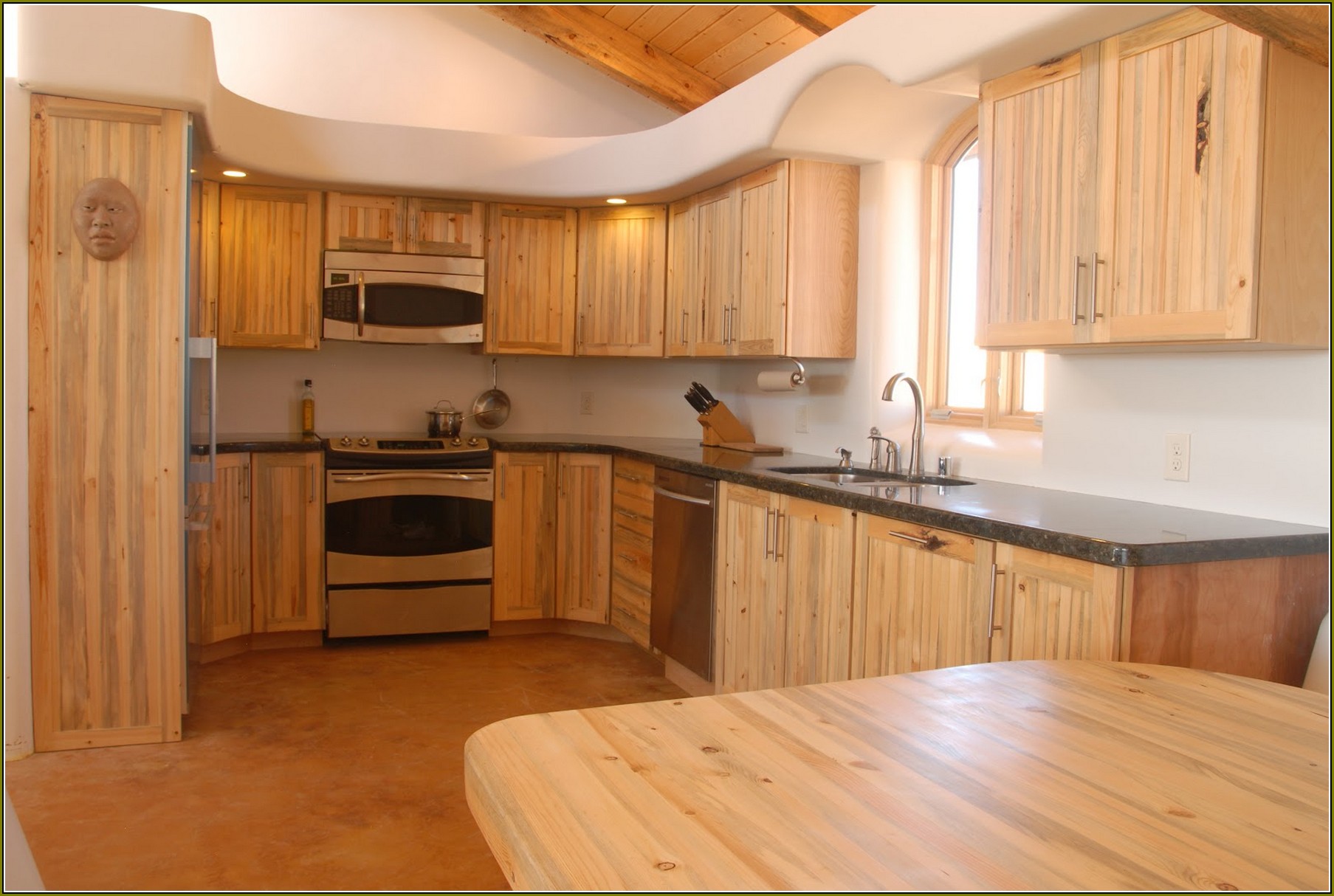 Birch Plywood Kitchen Cabinets