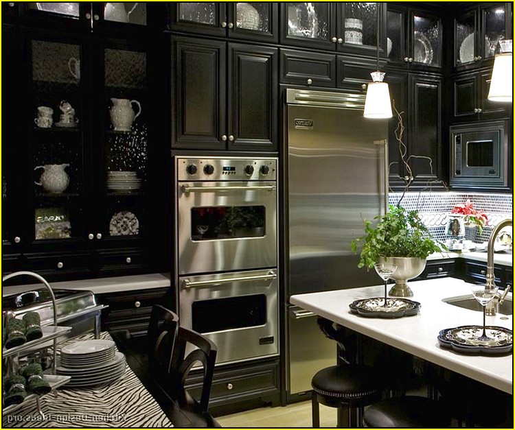 Black And Stainless Steel Kitchen Appliances
