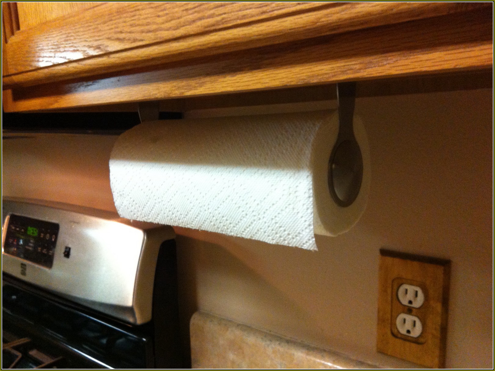 Bronze Paper Towel Holder Under Cabinet