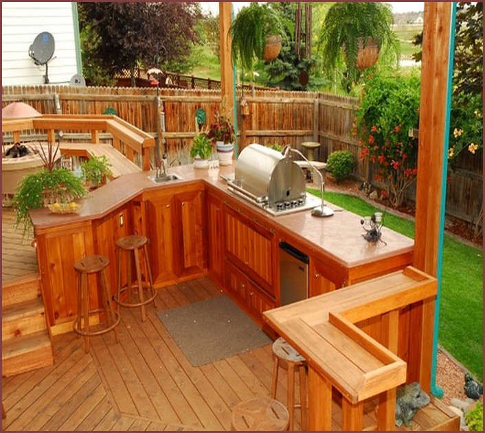 Build An Outdoor Kitchen On A Deck