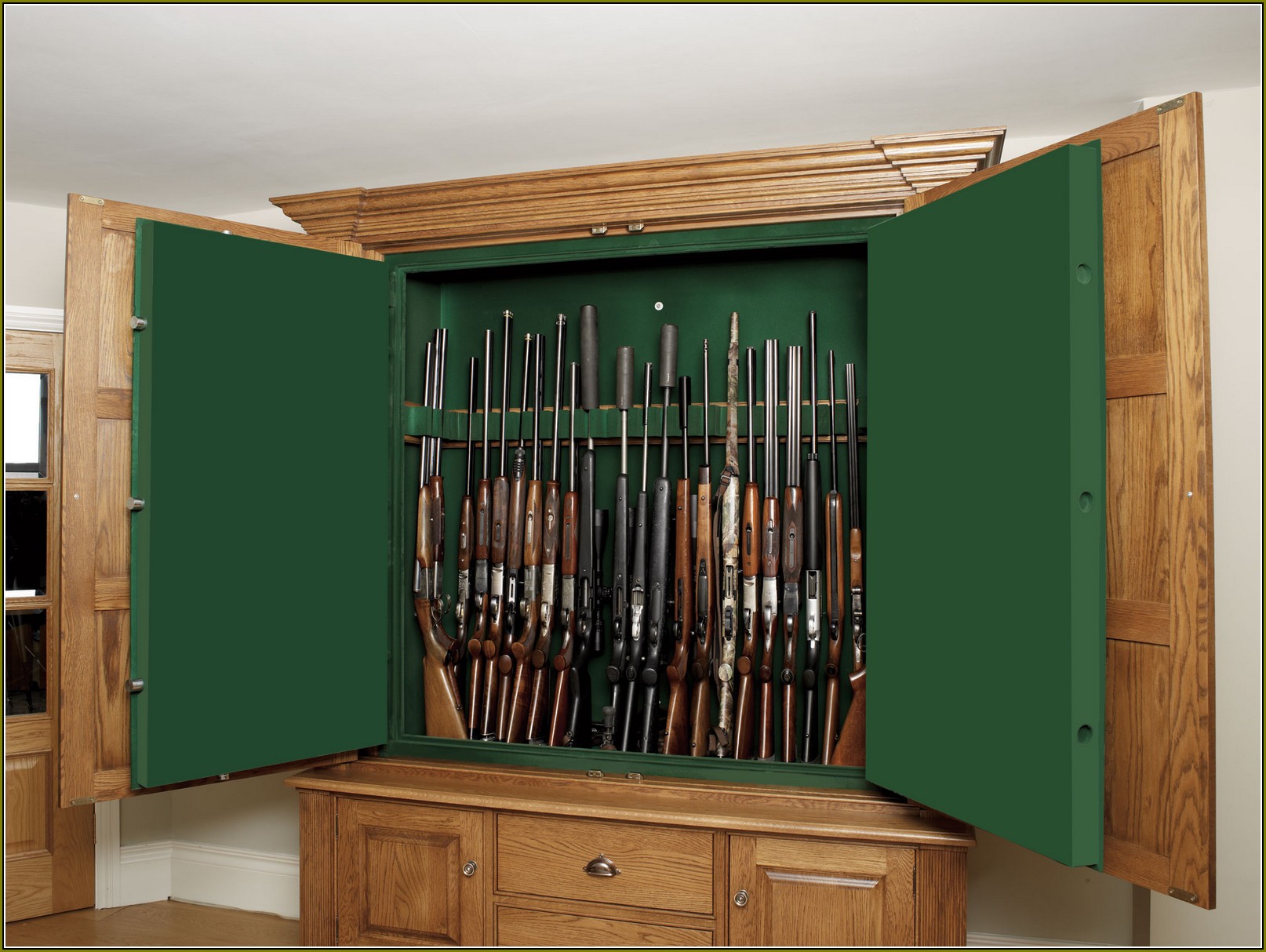 Cheap Gun Cabinets Wood