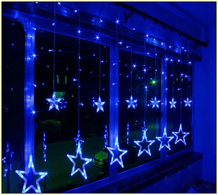 Christmas Window Lights Stars