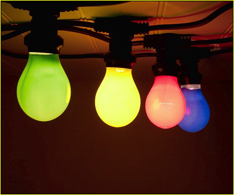 Coloured Light Bulbs