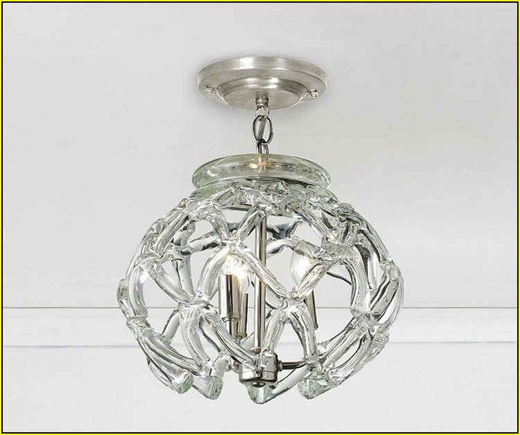 Crystal Globe Pendant Light