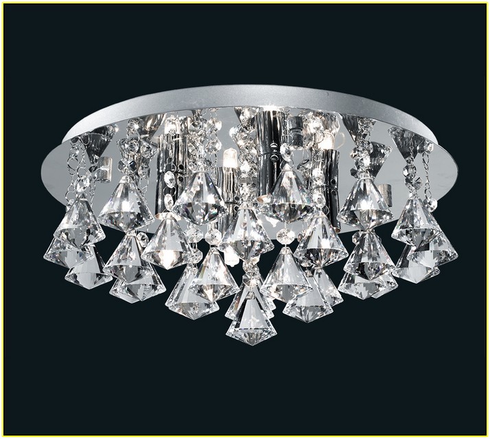 Crystal Light Fittings Ceiling