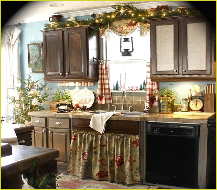 Decorating Above Kitchen Cabinets French Country