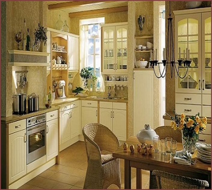 Decorativeative Above Kitchen Cabinets French Country