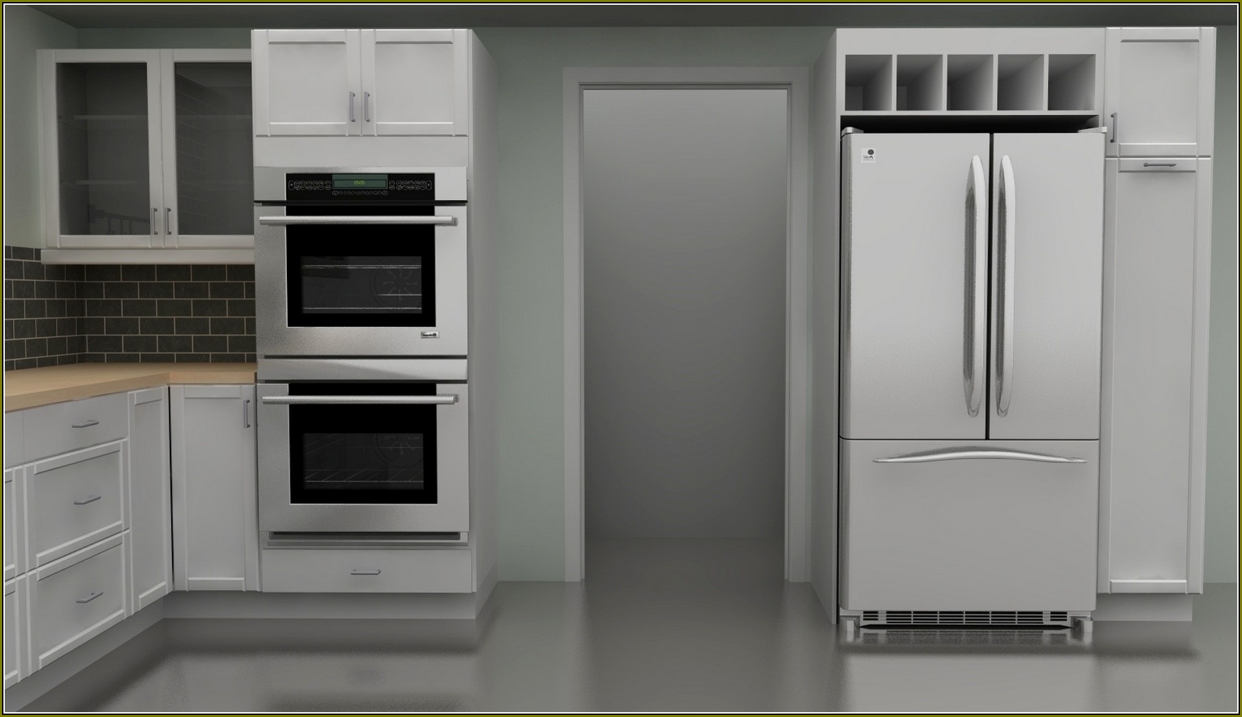 Double Oven Cabinet Plans