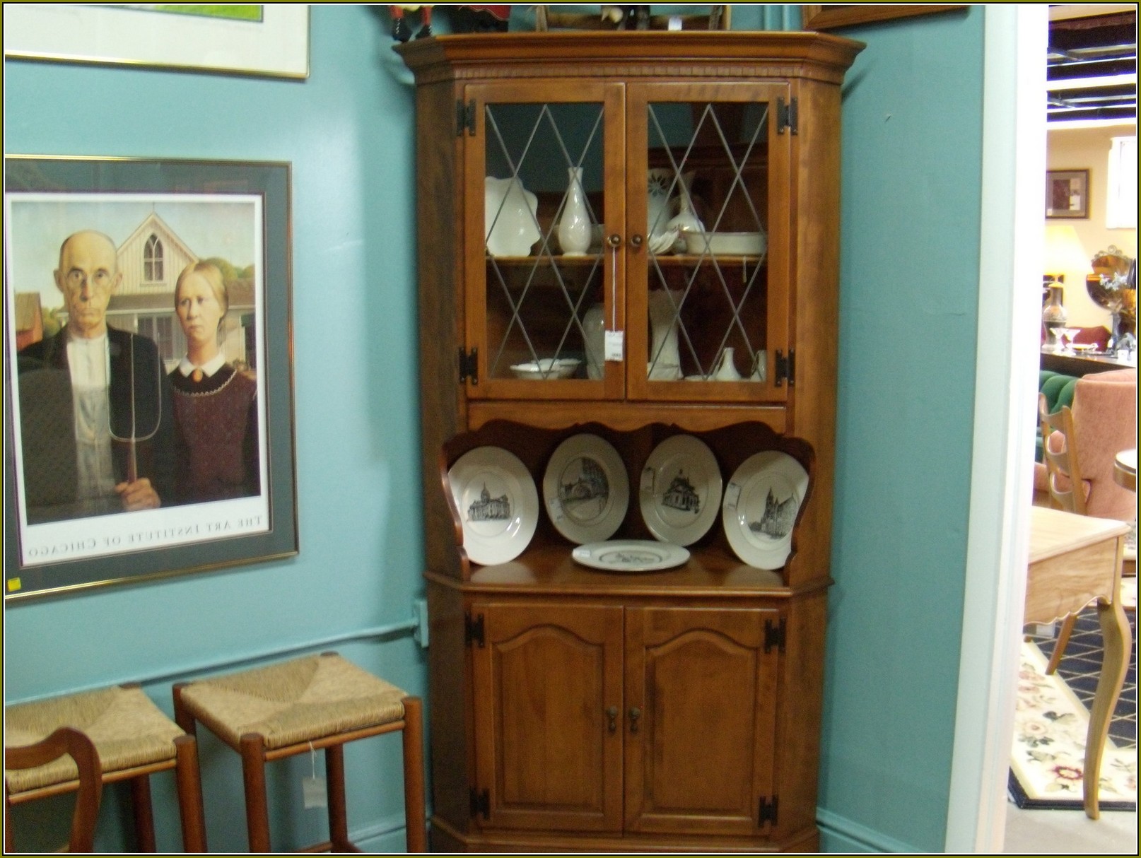 Ethan Allen China Cabinet And Buffet