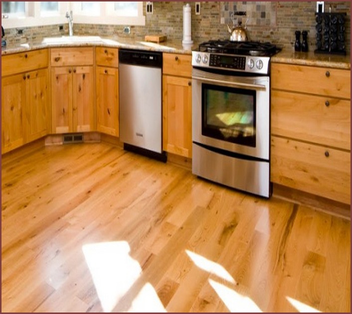 Floating Hardwood Floor Kitchen