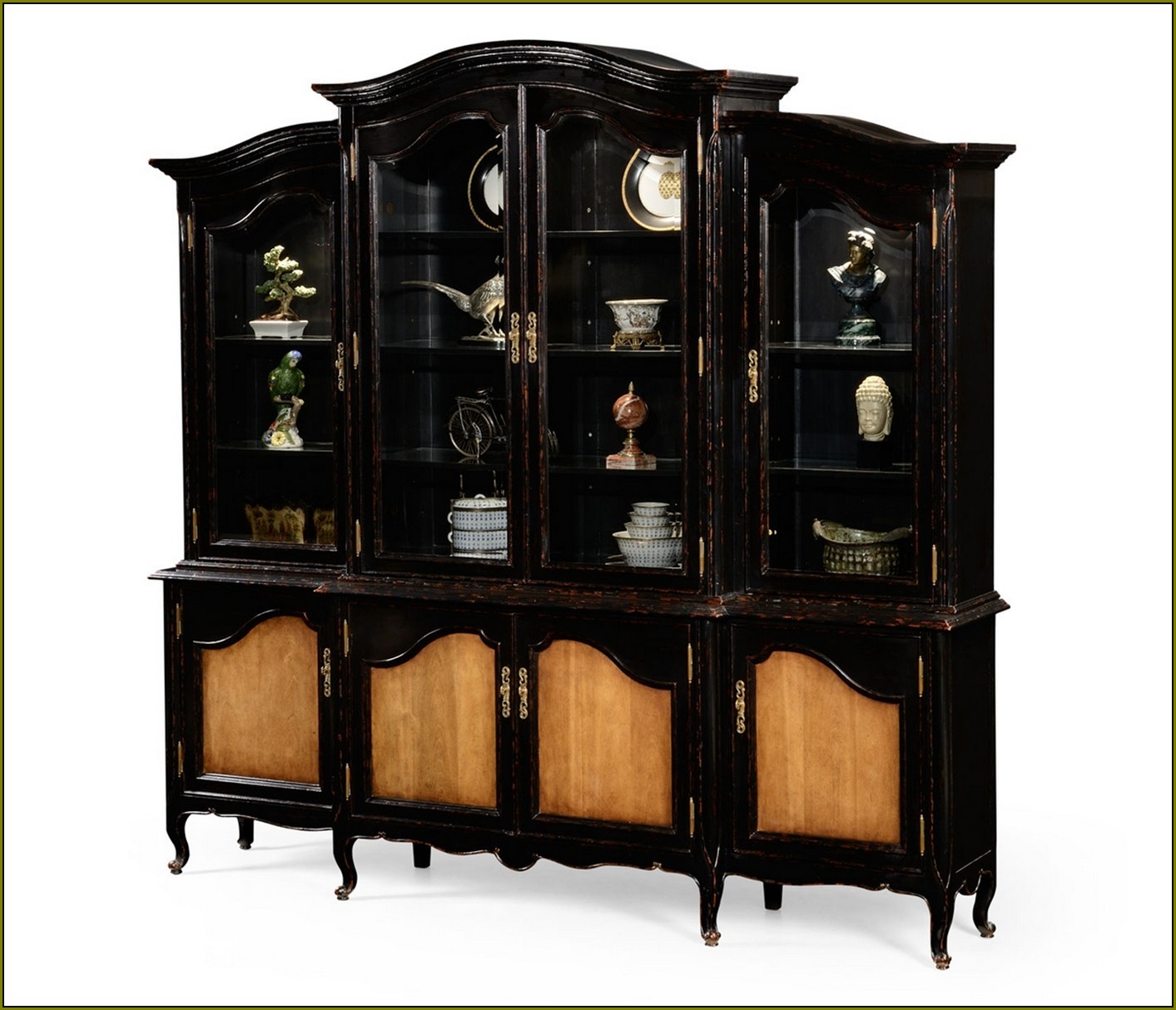French Country China Cabinet Hutch
