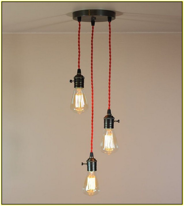 Hanging Light Bulbs From Cord