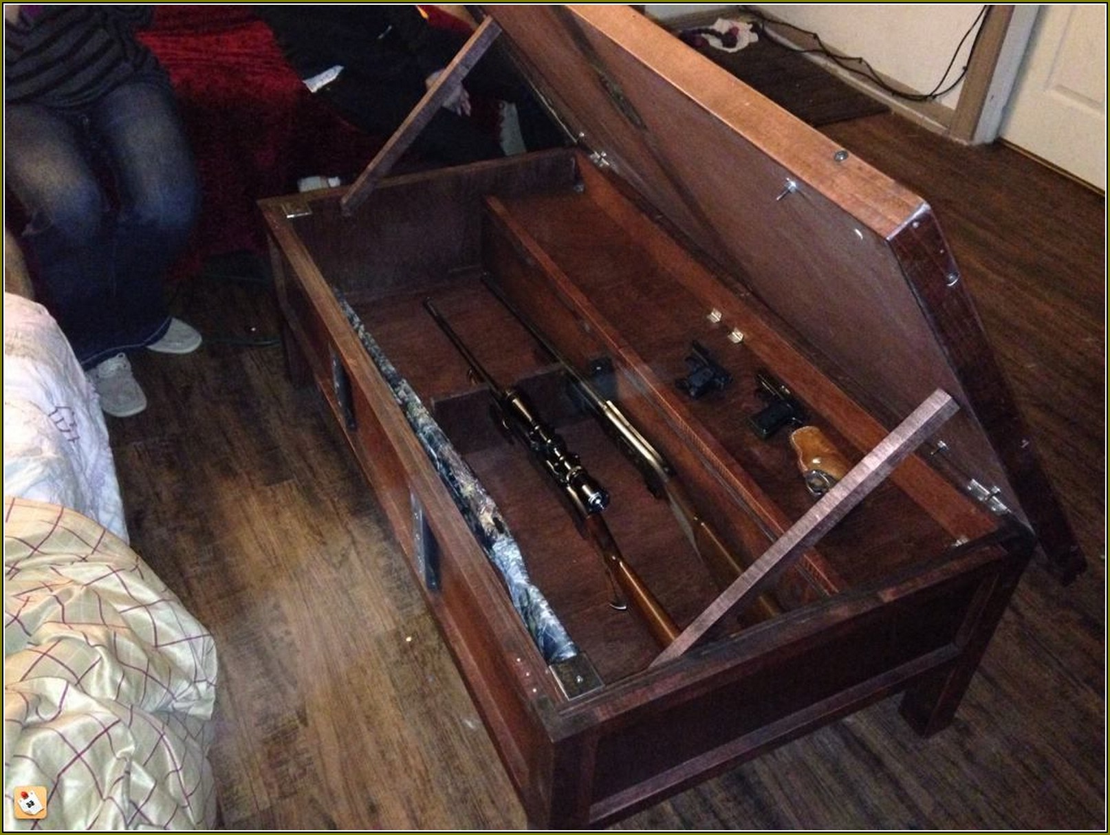 Hidden Gun Cabinet Furniture Plans