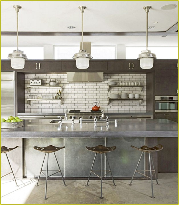 Home Styles Kitchen Island With Bar Stools