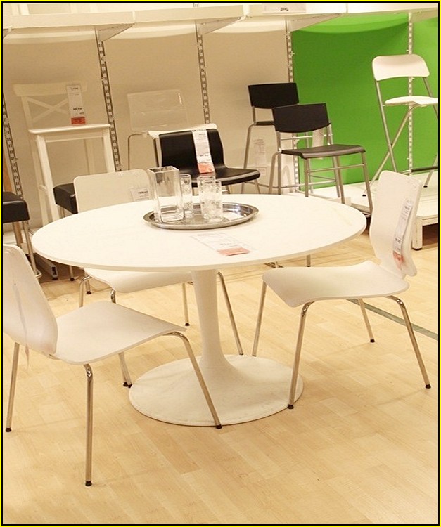 Ikea Round White Kitchen Table