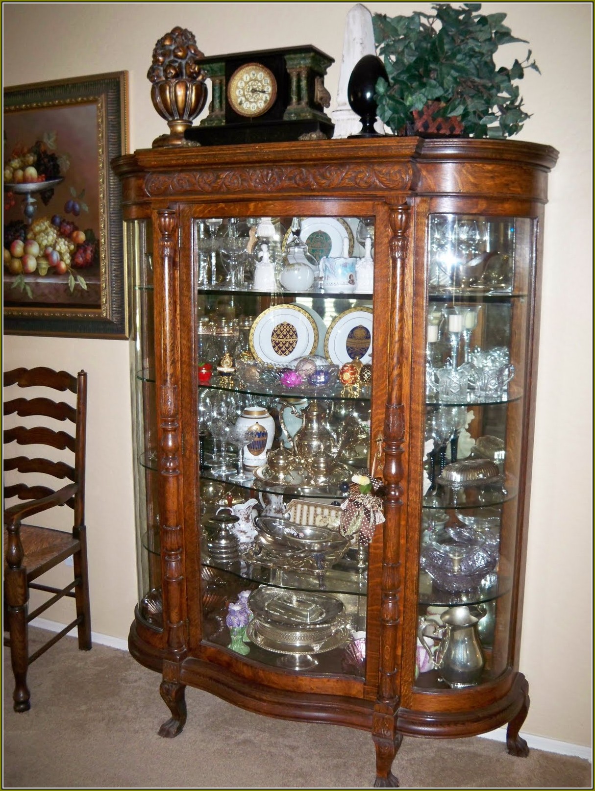 Images Of Antique China Cabinets