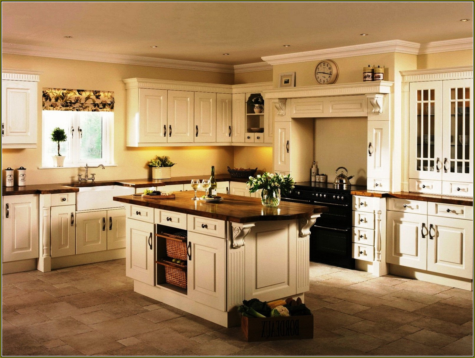 Images Of Cream Colored Kitchen Cabinets