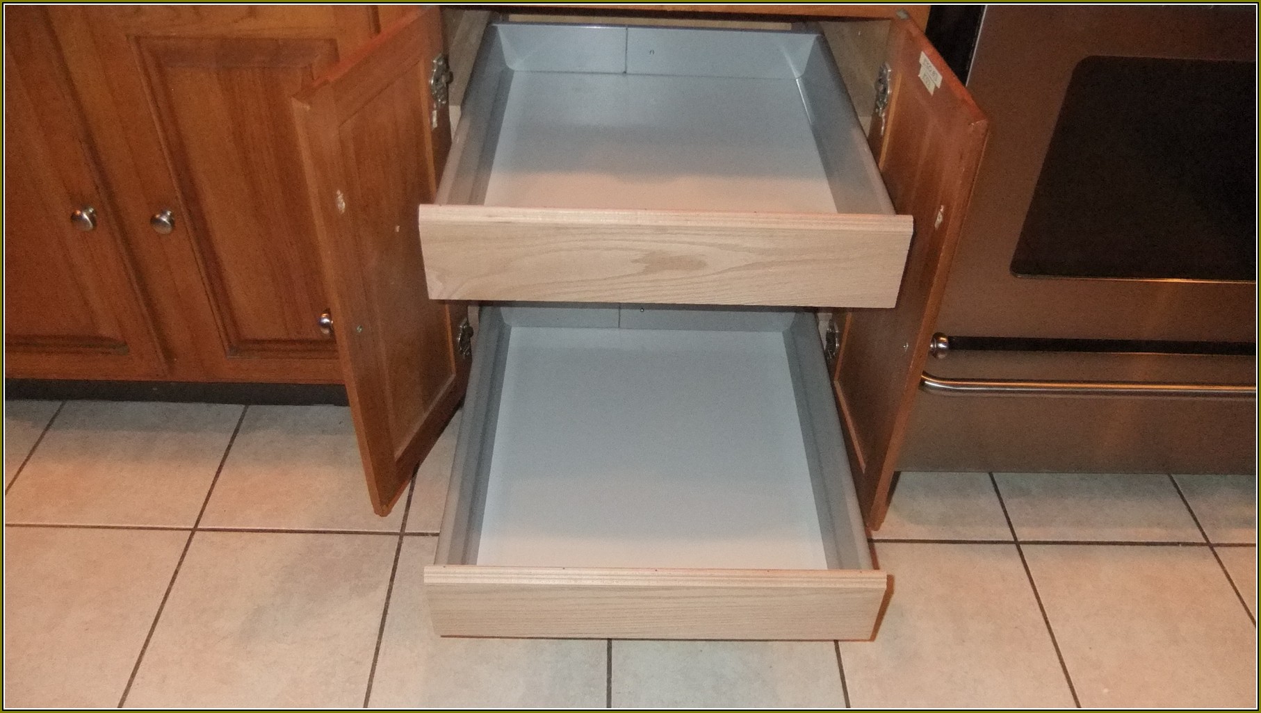 Kitchen Cabinet Drawer Slides Self Closing