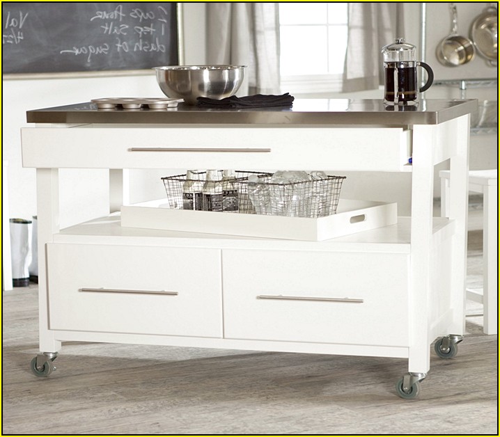 Kitchen Island With Wheels Stainless Steel