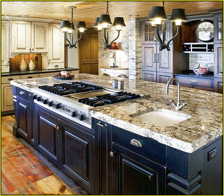 Kitchen Islands With Sink And Stove Top